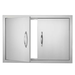 VEVOR BBQ Island Access Door Outdoor Kitchen Door Stainless Steel - 28X19 inches