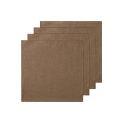 Vevor ZZFKDT1818SZ9DKX7V0 18 x 18 in. Squares Self Adhesive Carpet Floor Tile, Dark Brown - 10 Tiles