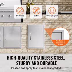 VEVOR  BBQ Island Access Door Outdoor Kitchen Door - 18X24 inches