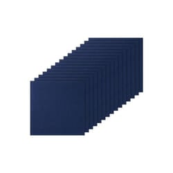 Vevor ZZFKDT2424YCU83VVV0 24 x 24 in. Squares Self Adhesive Carpet Floor Tile, Dark Blue - Pack of 15