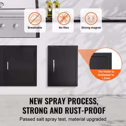 VEVOR  BBQ Island Access Door Outdoor Kitchen Door - 16X22 inches