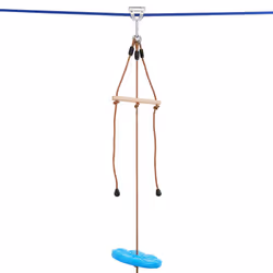 VEVOR Zip Line Kit for Kids Adult Trolley Slackers Zipline Up to 500 lb - 52ft - Additional view 9