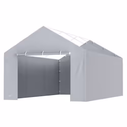 VEVOR Carport Replacement Canopy Car Tent - Sides 12x20 ft, Grey