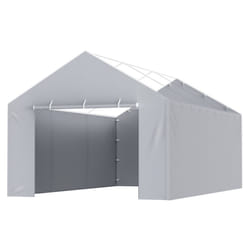 VEVOR Carport Replacement Canopy Car Tent - Sides 12x20 ft, Grey