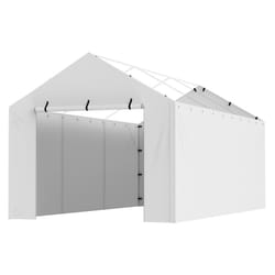 VEVOR Carport Replacement Canopy Car Tent - Sides 10x20 ft, White