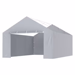 VEVOR Carport Replacement Canopy Car Tent - Sides 13x20 ft, Grey