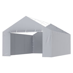 VEVOR Carport Replacement Canopy Car Tent - Sides 13x20 ft, Grey