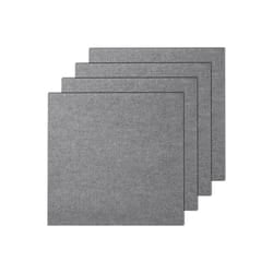 Vevor ZZFKDT2424YCAK994V0 24 x 24 in. Squares Self Adhesive Carpet Floor Tile, Light Gray - Pack of 9