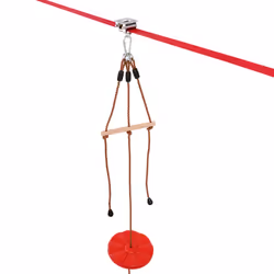 VEVOR Zip Line Kit for Kids Adult Trolley Slackers Zipline Up to 500 lb - 65ft