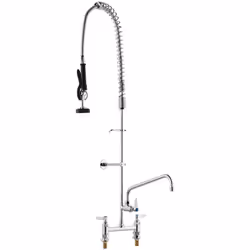 VEVOR Commercial Deck Mount Kitchen Sink Faucet Pre-Rinse Sprayer 44" Height - Additional view 10