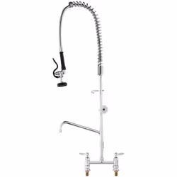 VEVOR Commercial Deck Mount Kitchen Sink Faucet Pre-Rinse Sprayer 44" Height - Additional view 9