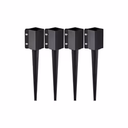 Vevor FXDD35YC24YCI2IY6V0 Fence Post Anchor Ground Spike - Pack of 4