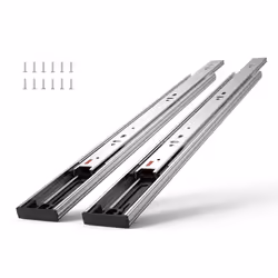 VEVOR 6 Pairs 20 Inch Soft Close Drawer Slides 14 16 18 20 22 24 Inch Heavy Duty Side Mount Rails Ball Bearing Full Extension ...