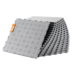 VEVOR Garage Tiles Interlocking  12 x 12 x 0.53 inch 25 Pack Garage Floor Covering Tiles  Non-Slip Double-Sided Texture Garage Flooring Tiles  for Gar