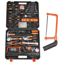 VEVOR Household Tools Kit  216 Piece General Home/Auto Repair Tool Set with Portable Tool Storage Case  for Home Maintenance  College Dormitory Use  D