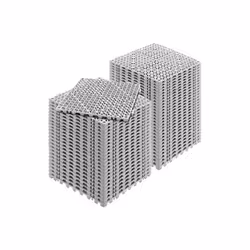 Vevor HZXSJDD1212YMI824V0 12 x 12 x 0.6 in. Splicing Interlocking Tile, Grey - 55 Piece
