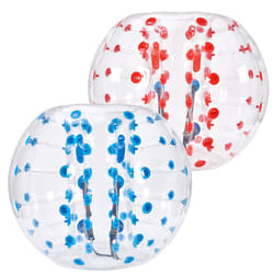 VEVOR Inflatable Bumper Balls 2-Pack  5FT/1.5M Body Sumo Zorb Balls for Adult  0.8mm Thick PVC Human Hamster Bubble Balls for Outdoor Team Gaming Play