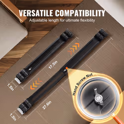VEVOR Heavy Duty Furniture Appliances Rollers  660 lbs Total Load  Extendable Appliance Rollers Mobile Washing Machine Base  Fridge Stand Dolly Movers