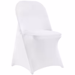 VEVOR 30 PCS White Folding Chair Covers - Ideal for Weddings Parties Dining and Banquets - Universal Washable Slipcovers ...