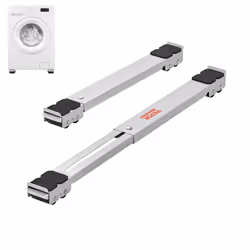 VEVOR Appliance Rollers Heavy Duty  Extendable Appliance Rollers Mobile Washing Machine Base  Mini Fridge Stand Moving Cart f ...
