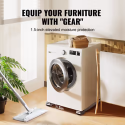 VEVOR Appliance Rollers Heavy Duty  Extendable Appliance Rollers Mobile Washing Machine Base  Mini Fridge Stand Moving Cart for Refrigerators  Dryers