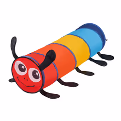 VEVOR Kids Pop-up Play Crawl Tunnel Toy for Boys,Girls,Toddlers or Pet w/ Case - 1 segment caterpillar, Single form
