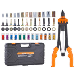 VEVOR Rivet Nut Tool  16 inch Rivnut Tool Kit with 13PCS Metric and SAE Mandrels  186PCS Rivet Nuts  Semi-auto Retraction  M3  M4  M5  M6  M8  M10  M1