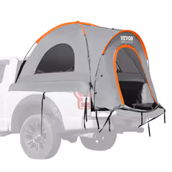 VEVOR Truck Bed Tent 5.5'-6' Pickup Truck Tent with Carry Bag Waterproof PU2000mm Double Layer Truck Tent for Camping Acco ...