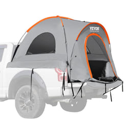 VEVOR Truck Bed Tent  5.5'-6' Pickup Truck Tent with Carry Bag  Waterproof PU2000mm Double Layer Truck Tent for Camping  Accommodate 2-3 Person  for C