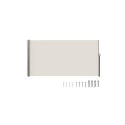 Vevor KSSCP180X350VY7PHV0 71 x 138 in. Outdoor Privacy Screen Retractable Side Awning, Beige