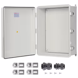 VEVOR Outdoor Junction Box 13.78x9.84x5.90 in ABS Plastic Electrical Enclosure