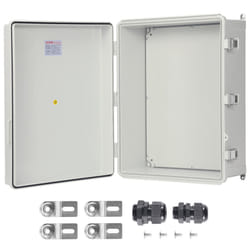 VEVOR Outdoor Junction Box 13.78x9.84x5.90 in ABS Plastic Electrical Enclosure