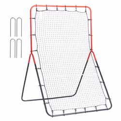 VEVOR Baseball and Softball Rebounder  3 x 4.5 ft PitchBack Pitching Nest  3-Way Pitchback Net  Fielding Trainer  Bounce Back ...
