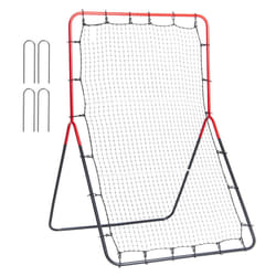 VEVOR Baseball and Softball Rebounder  3 x 4.5 ft PitchBack Pitching Nest  3-Way Pitchback Net  Fielding Trainer  Bounce Back Net for Fielding/Throwin