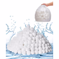 VEVOR Pool Filter Balls for Sand Filter  4.6 lbs  Filter Balls Replace Pool Filter Sand  Reusable Polyester Fiber Filter Medi ...