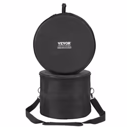 VEVOR 5-Piece Drum Bag Kit  Durable 1680D Oxford Drum Cases  Cushioned Cases with 1.5m Removable Shoulder Strap and Carry Handles  Collapsible  Fits 2