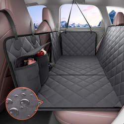 VEVOR Back Seat Extender for Dogs Heavy Duty Dog Car Seat Cover for Back Seat Waterproof Hard Bottom Car Seat Cover for Dogs Supports 400lbs Dog Hammo