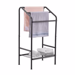 VEVOR Pool Towel Rack 8 Bars Outdoor PVC Towel Holder Freestanding Pool Towel Hanger Stand Next to Hot Tub Drying Rack Org ...