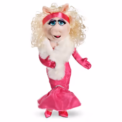 Disney Store Official Miss Piggy Plush Toy - Iconic 19-Inch Diva from