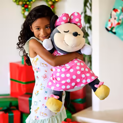Disney Store Official Minnie Mouse Cuddleez Plush - 23-Inch - Ultra-Soft & Huggable Design - Classic Iconic Character - Perfect Cozy Companion for Fan