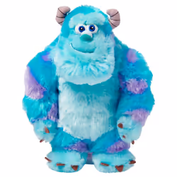 Disney Store Official Sulley Plush Toy - Soft 9-Inch Cuddly Monster from Pixar's Monsters Inc. - Iconic Blue & Purple Design ...