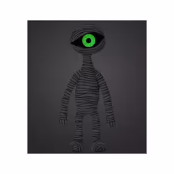Disney Store - Tim Burton's The Nightmare Before Christmas Mummy Boy 28cm Soft Plush Toy
