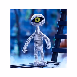 Disney Store - Tim Burton's The Nightmare Before Christmas Mummy Boy 28cm Soft Plush Toy