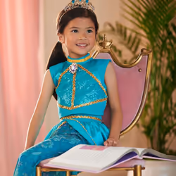 Disney Store Official Princess Costumes (Jasmine from Aladdin) - Princess Outfits for Dress Up and Play