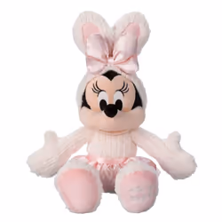 Disney Store Official Minnie Mouse Easter Plush  13 Inches  for Boys and Girls  Squishy Animals  Perfect Easter Basket Stuffer or Spring Decor  Suitab