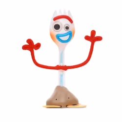 Disney Store Official Forky Talking Action Figures from Toy Story Features Sounds and Phrases from The Movies Interacts wit ...