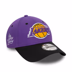 New Era Mens NBA Side Patch 9Forty Cap ~ LA Lakers purple