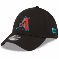 New Era MLB 39Thirty Team Classic Stretch Flex Fit Team Color Primary Logo Primary Logo Baseball Cap Hat - Arizona Diamondbac ...