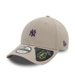 New York Yankees Repreve Mini Logo Light Beige 9FORTY Adjustable Cap