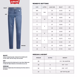 Levi's Women's Classic Bootcut Jeans Also Available in Plus  Lapis Wave Embroidery  27 Regular